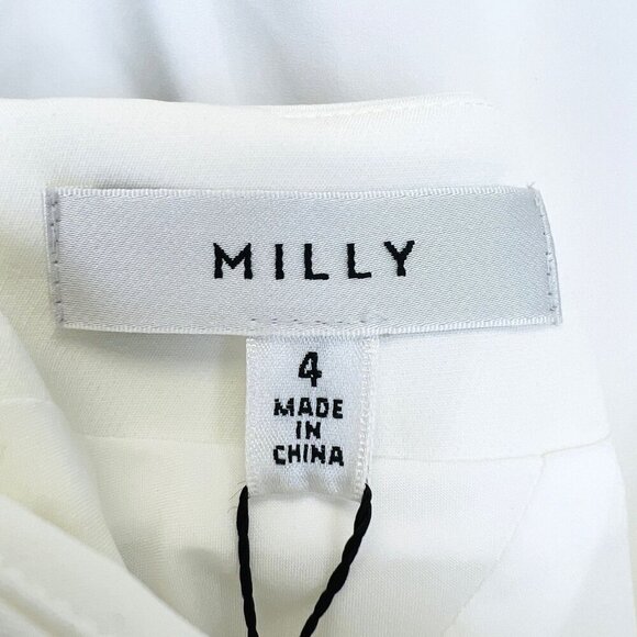 NWT MILLY Penelope Halter Neck Cady Dress  US 4 - Picture 12 of 15